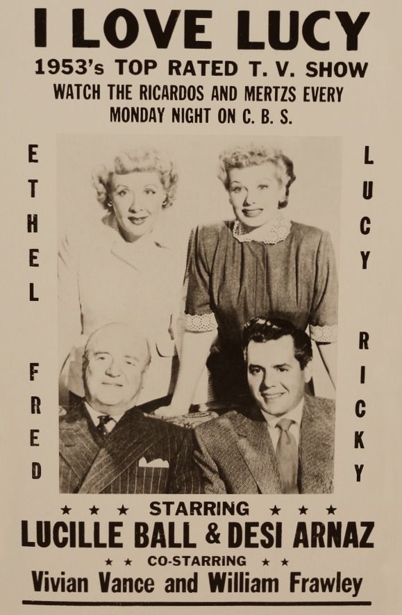 I Love Lucy Show Poster, I Love Lucy Fast Facts